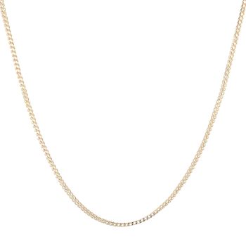 9ct Yellow Gold Foxtail Chain 30"