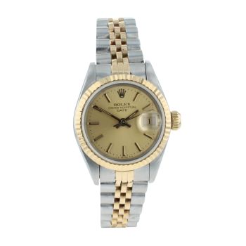 Rolex Custom Datejust Pre Owned Watch Ref 69173