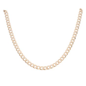 9ct Yellow Gold Curb Chain 20"