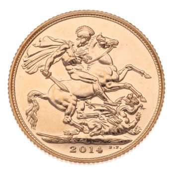 2014 Elizabeth II Full Sovereign Coin