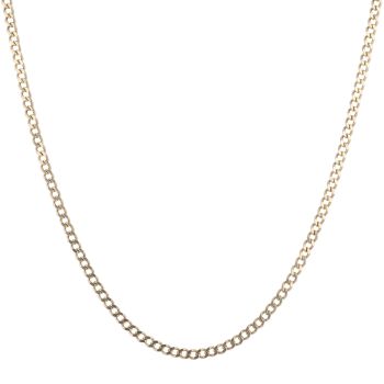9ct Yellow Gold Curb Chain 24"