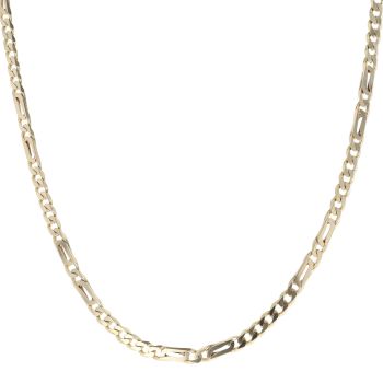 9ct Yellow Gold Figaro Chain 18"