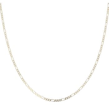 14ct Yellow Gold Figaro Chain 22"
