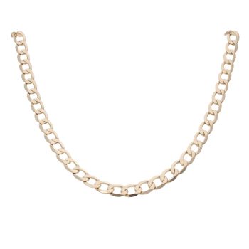 9ct Yellow Gold Curb Chain 20"