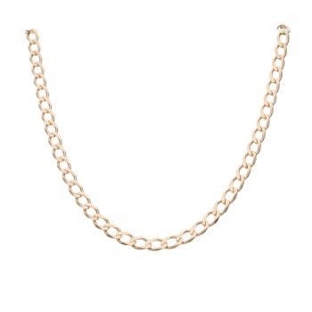 9ct Yellow Gold Curb Chain 20"