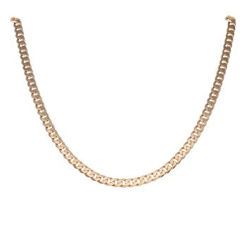 9ct Yellow Gold Curb Chain 22"