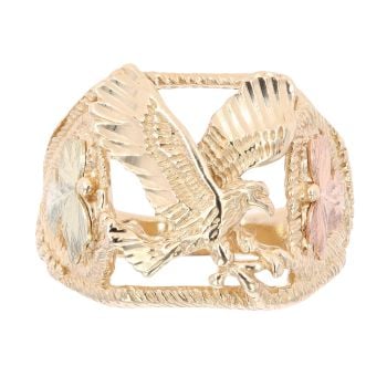 9ct Yellow Gold Eagle Signet Ring