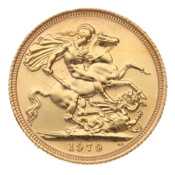 1979 Elizabeth II Full Sovereign Coin