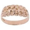 9ct Rose Gold Two Row Keeper Ring