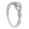 18ct White Gold 0.40ct Brilliant Cut Diamond Ring