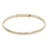 9ct Yellow Gold Diamond Cut Expanding Bangle