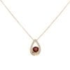 9ct Yellow Gold Tear Drop Pendant And Chain
