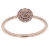 9ct Rose Gold 0.20ct Diamond Cluster Ring