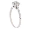 18ct White Gold 0.50ct Brilliant Cut Diamond Cluster Ring