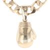 9ct Yellow Gold Boxing Glove Pendant and Chain 22"