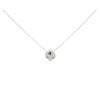 18ct White Gold 1.00ct Diamond Dice Pendant And Chain 16"