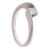 18ct White Gold 0.33ct Princess Cut Diamond Solitaire Ring