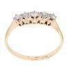 18ct Yellow Gold 0.25ct Brilliant Cut Diamond Half Eternity Ring