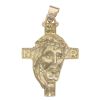 9ct Yellow Gold Jesus Pendant