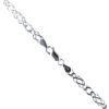 9ct White Gold Celtic Chain 18"