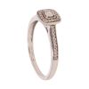 9ct White Gold 0.20ct Diamond Cluster Ring