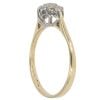18ct Yellow Gold 0.33ct Diamond Cluster Ring