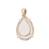 9ct Yellow Gold Pink Topaz Pendant