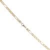 9ct Yellow Gold Figaro Style Fancy Chain 16"