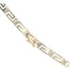 9ct Yellow Greek Key Collarette 18"