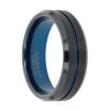 Unique & Co Tungsten and Black/Blue IP Plating