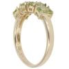 9ct Yellow Gold 0.05ct Diamond and Peridot Ring