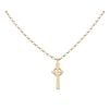 9ct Yellow Gold Celtic Cross Pendant and Chain 18"