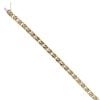 9ct Yellow Gold Double Curb Bracelet 8"