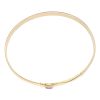 9ct Yellow Gold Amethyst Plain and Patterned Bangle