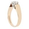 9ct Yellow Gold Cubic Zirconia Solitaire Ring