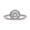 18ct White Gold 1.00ct Diamond Halo Ring