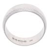 18ct White Gold Traditional Court Patterned Wedding Band 5.5mm