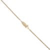 18ct Yellow Gold Purple Cabochon Gemstone Chain 18"