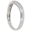 9ct White Gold 0.20ct Diamond Wishbone Ring