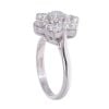 18ct White Gold 1.96ct Diamond Cluster Ring