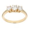 18ct Yellow Gold Diamond Trilogy Ring by Anya Belle