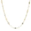 14ct Yellow and White Gold Greek Key Fancy Chain 20"