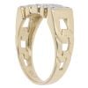 9ct Yellow Gold Cubic Zirconia Mum Ring