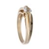 9ct Yellow Gold Cubic Zirconia Heart Ring