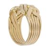 18ct Yellow Gold Six Piece Puzzle Ring
