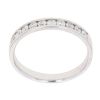 18ct White Gold 0.30ct Brilliant Cut Diamond Half Eternity Ring