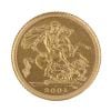 2001 Elizabeth II Half Sovereign Coin