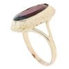 9ct Yellow Gold Garnet Solitaire Ring