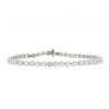 18ct White Gold 4.56ct Diamond Tennis Bracelet