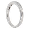 18ct White Gold 0.15ct Brilliant Cut Diamond Half Eternity Ring